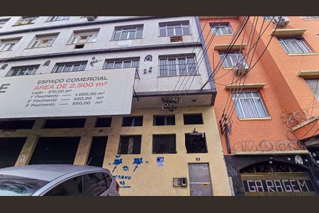 Apartamento para alugar com 49m², 1 quarto e sem vagaFachada do Prédio com placa