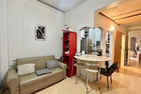 Sala  de apartamento à venda com 1 quarto, 39m² em Copacabana, Rio de Janeiro