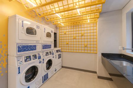 Studio à venda com 24m², 1 quarto e sem vagaLavanderia