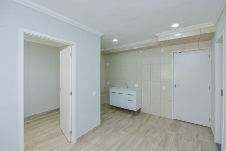 Sala de apartamento para alugar com 2 quartos, 33m² em Veleiros, São Paulo