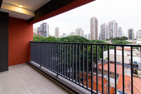 Varanda de apartamento à venda com 1 quarto, 32m² em Pompeia, São Paulo