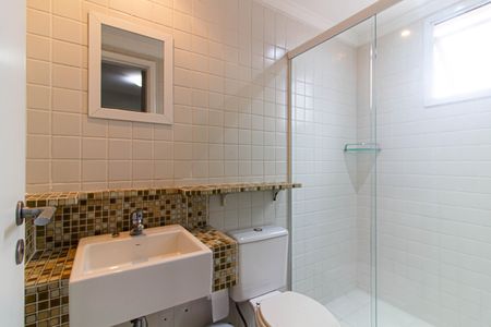 Apartamento para alugar com 32m², 1 quarto e sem vagaBanheiro da Suíte