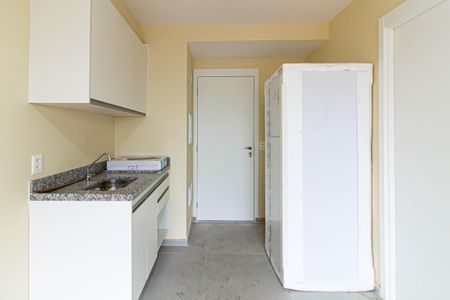 Cozinha de apartamento à venda com 1 quarto, 32m² em Pompeia, São Paulo