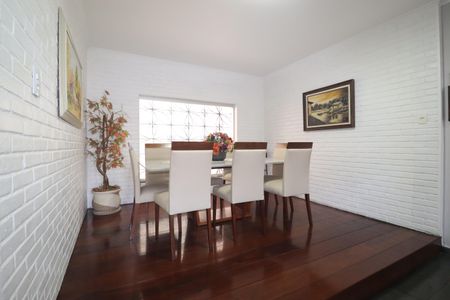 Sala de jantar de casa à venda com 3 quartos, 380m² em Vila Aquilino, Santo André