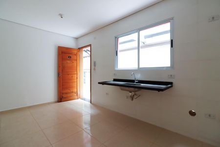 Sala/Cozinha e Área de Serviço de apartamento à venda com 2 quartos, 45m² em Vila Nhocuné, São Paulo