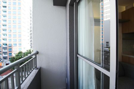 Apartamento para alugar com 25m², 1 quarto e sem vagaVaranda