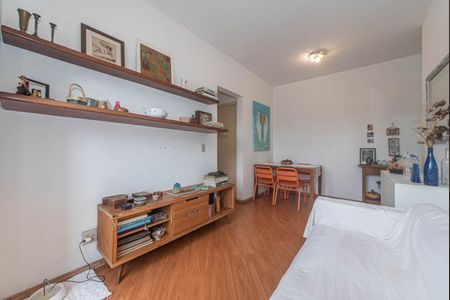 Sala de apartamento para alugar com 2 quartos, 55m² em Chácara Santo Antônio (zona Sul), São Paulo