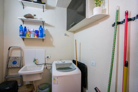 Área de serviço de apartamento à venda com 2 quartos, 120m² em Vila Homero Thon, Santo André