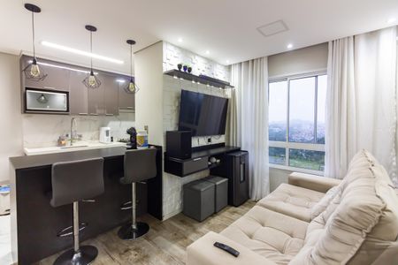 Sala  de apartamento à venda com 2 quartos, 44m² em Jardim Boa Vista (zona Oeste), Osasco