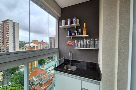 Varanda da Sala  de apartamento à venda com 2 quartos, 61m² em Botafogo, Campinas