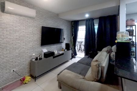 Sala de apartamento para alugar com 1 quarto, 54m² em Macuco, Santos