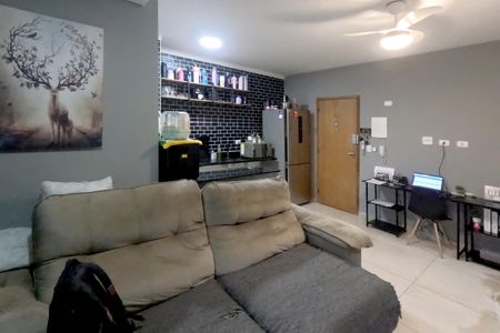 Sala de apartamento para alugar com 1 quarto, 54m² em Macuco, Santos