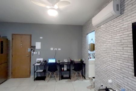 Sala de apartamento para alugar com 1 quarto, 54m² em Macuco, Santos