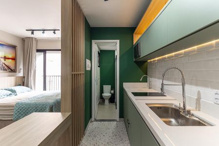 Studio à venda com 24m², 1 quarto e sem vagaCozinha