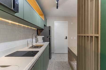 Studio à venda com 24m², 1 quarto e sem vagaCozinha