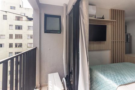 Varanda do Studio de kitnet/studio à venda com 1 quarto, 24m² em Campos Elíseos, São Paulo