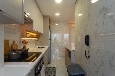 Apartamento à venda com 60m², 2 quartos e 1 vagaCozinha Americana