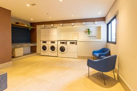 Studio para alugar com 25m², 1 quarto e sem vaga Studio para alugar com 25m², 1 quarto e sem vagaLavanderia