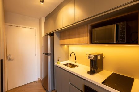 Studio para alugar com 25m², 1 quarto e sem vaga Studio para alugar com 25m², 1 quarto e sem vagaCozinha