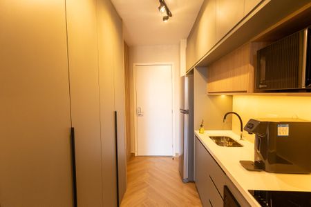 Studio para alugar com 25m², 1 quarto e sem vaga Studio para alugar com 25m², 1 quarto e sem vagaCozinha