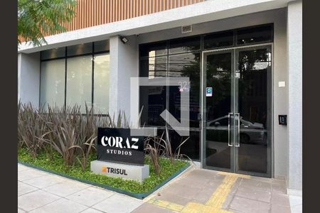 Studio à venda com 21m², 1 quarto e sem vagaFachada e portaria