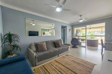 Sala de apartamento para alugar com 2 quartos, 80m² em Loteamento Joao Batista Juliao, Guarujá