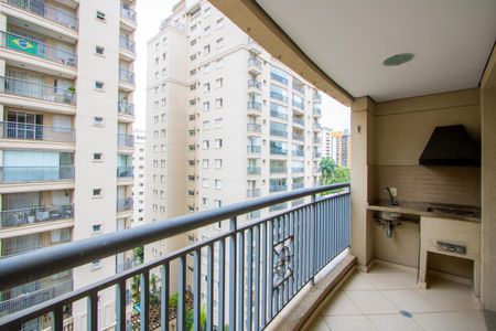 Varanda gourmet de apartamento à venda com 4 quartos, 97m² em Vila Bastos, Santo André