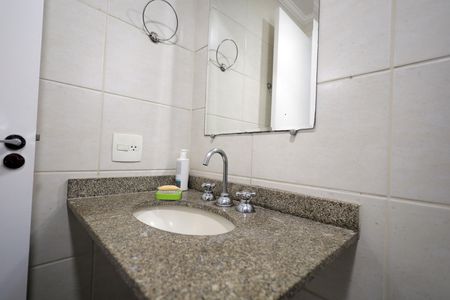 Banheiro Suíte de apartamento para alugar com 3 quartos, 97m² em Vila Bastos, Santo André