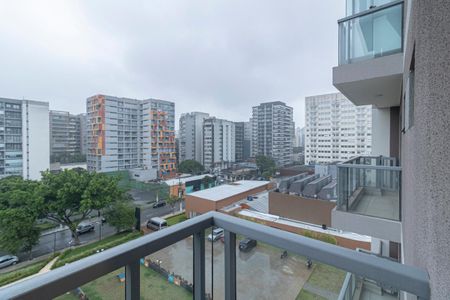 Studio para alugar com 25m², 1 quarto e sem vagaVaranda