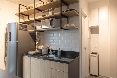 Studio para alugar com 25m², 1 quarto e sem vagaCozinha