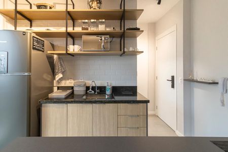 Studio para alugar com 25m², 1 quarto e sem vagaCozinha