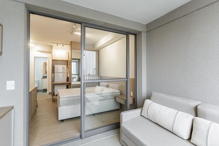 Studio para alugar com 32m², 1 quarto e sem vagaVaranda