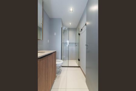 Studio para alugar com 27m², 1 quarto e sem vaga Studio para alugar com 27m², 1 quarto e sem vagaBanheiro