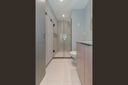 Studio para alugar com 27m², 1 quarto e sem vaga Studio para alugar com 27m², 1 quarto e sem vagaBanheiro