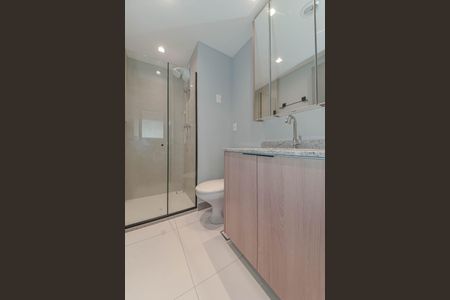 Studio para alugar com 27m², 1 quarto e sem vaga Studio para alugar com 27m², 1 quarto e sem vagaBanheiro