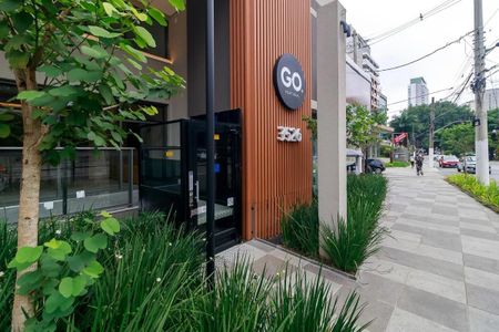 Studio para alugar com 27m², 1 quarto e sem vaga Studio para alugar com 27m², 1 quarto e sem vagaFachada