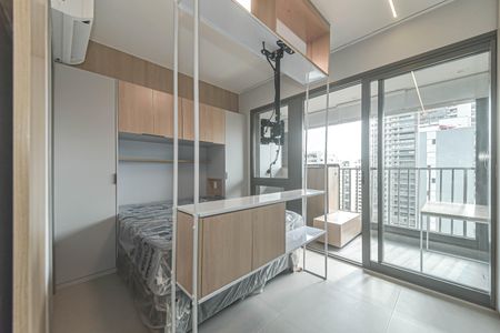 Studio para alugar com 27m², 1 quarto e sem vaga Studio para alugar com 27m², 1 quarto e sem vagaSala