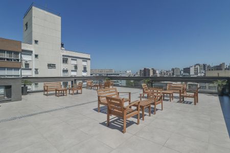 Apartamento para alugar com 27m², 1 quarto e sem vagaTerraço