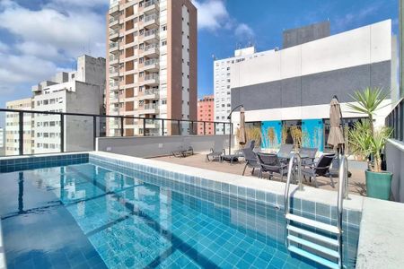 Studio à venda com 40m², 1 quarto e sem vagaPiscina
