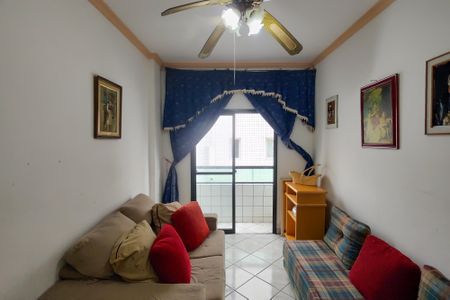 Sala de apartamento para alugar com 1 quarto, 40m² em Cidade Ocian, Praia Grande