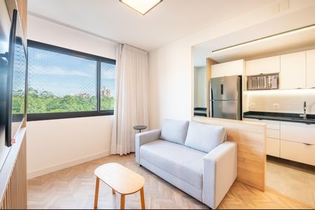 Sala de apartamento para alugar com 1 quarto, 50m² em Petrópolis, Porto Alegre