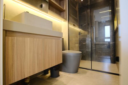 Studio para alugar com 28m², 1 quarto e sem vagaBanheiro