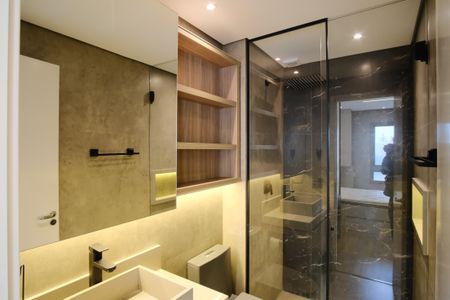 Studio para alugar com 28m², 1 quarto e sem vagaBanheiro