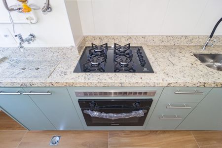 Apartamento para alugar com 37m², 2 quartos e sem vagaDetalhe - Cozinha