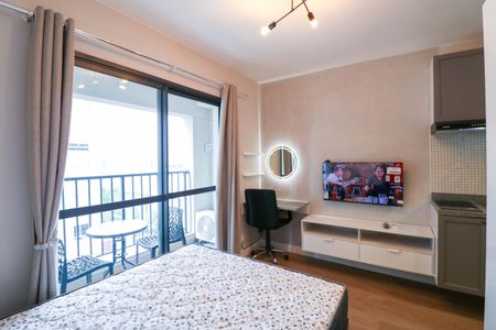 Studio de kitnet/studio para alugar com 1 quarto, 24m² em Vila Cordeiro, São Paulo