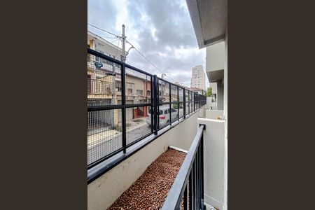 Varanda do Studio de kitnet/studio para alugar com 1 quarto, 27m² em Pompeia, São Paulo