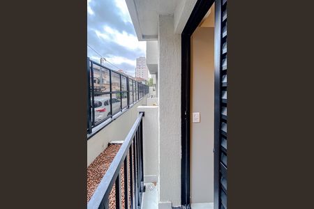 Varanda do Studio de kitnet/studio para alugar com 1 quarto, 27m² em Pompeia, São Paulo