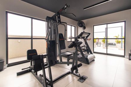 Apartamento para alugar com 26m², 1 quarto e sem vaga Apartamento para alugar com 26m², 1 quarto e sem vagaÁrea comum - Academia