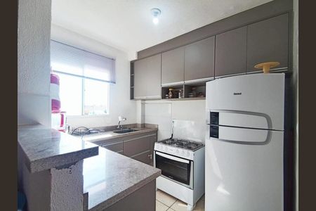 Cozinha de apartamento para alugar com 2 quartos, 58m² em Chácaras Hipica, Ribeirão Preto
