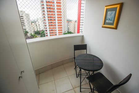 Varanda da Sala de apartamento para alugar com 2 quartos, 67m² em Vila Andrade, São Paulo